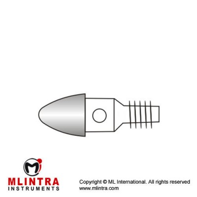 Screw Olive Tip Stainless Steel, Diameter 8.0 mm Ø Screw Olive Tip Stainless Steel, Diameter 8.0 mm Ø